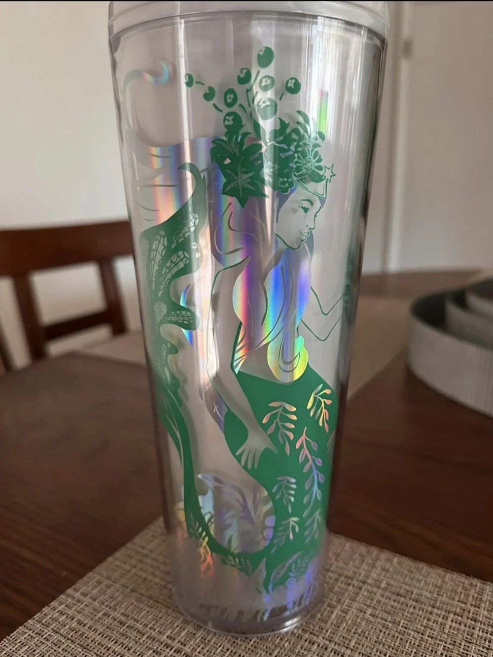 Starbucks Venti Iridescent Mermaid Tumbler NWOT